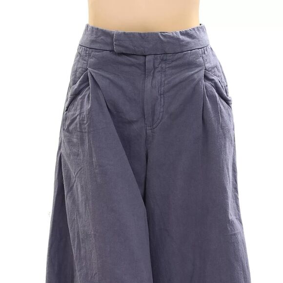 Free People Tegan Washed Barrel Trousers Pants Cotton High Waisted M NEW 278452 - Picture 6 of 10